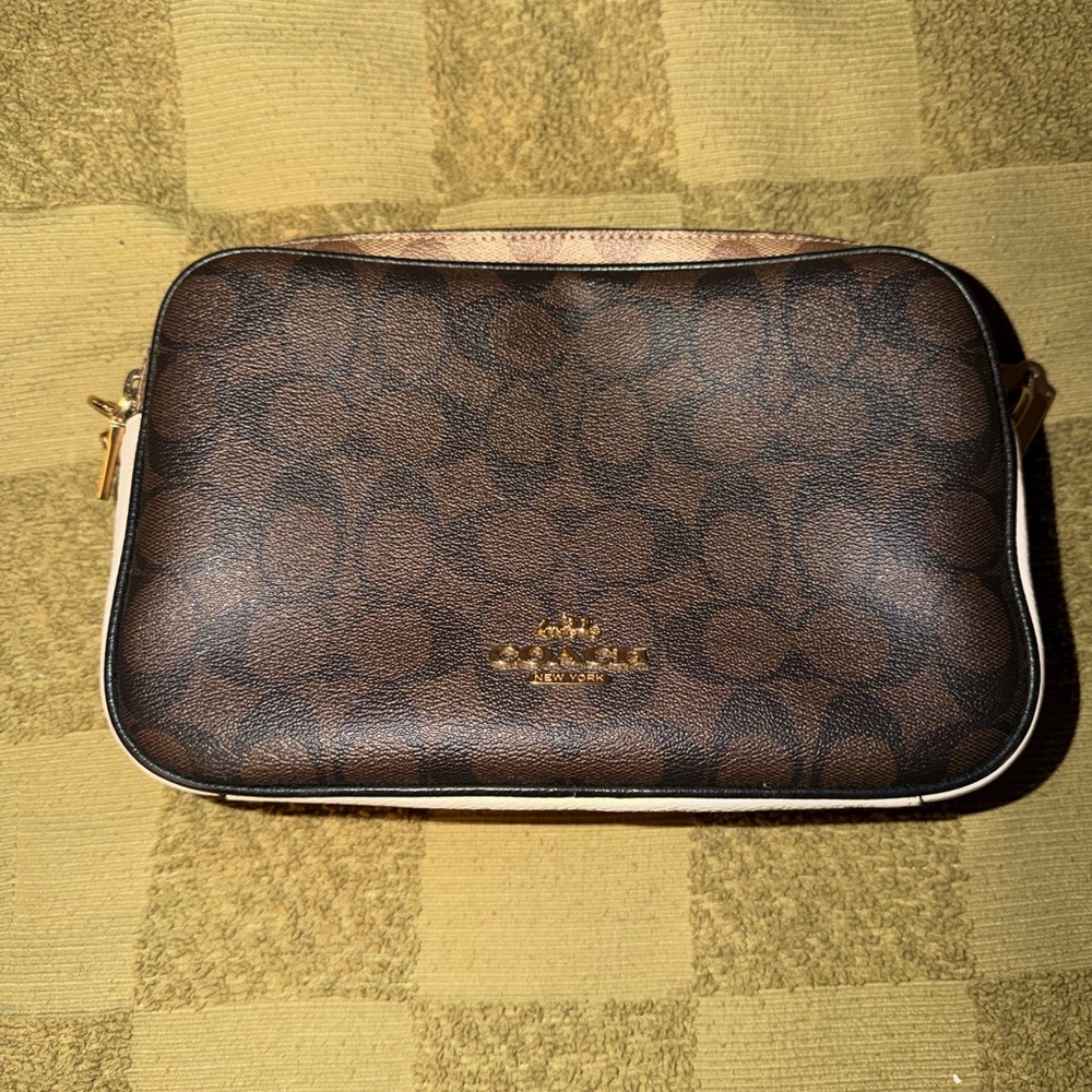 Coach Signature Brown Crossbody Bag